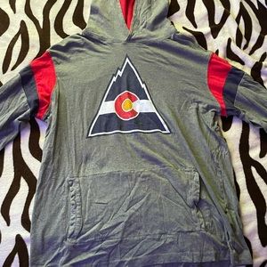 Mens Large Vintage Colorado Avalanche thin hoodie